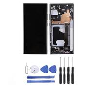 Visiodirect Ecran Complet Compatible avec Samsung Galaxy Note 20 Ultra 5G SM-N986B 6,9" OLED Noir vitre Tactile + Ecran LCD sur Chassis + Kit Outils