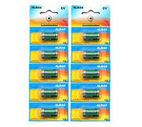Visiodirect piles alcalines 4LR44 6 V - Lot de 10