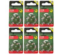 Visiodirect piles auditives zinc air A10 PR70 - Lot de 36