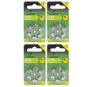 Visiodirect piles auditives zinc-air A13 - Lot de 24