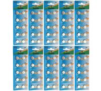 Visiodirect piles bouton AG10 pour montres et calculatrices - Lot de 100