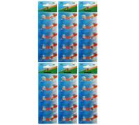 Visiodirect Piles bouton AG5 LR754 lot de 60