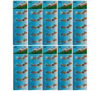 Lot de 100 Piles bouton plates type AG6 1,5V compatibles 371A LR920 LR921 TR920 SR69 CX69 GP71 S21 - Visiodirect - G