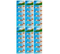Visiodirect piles bouton AG7 LR927 - Lot de 60