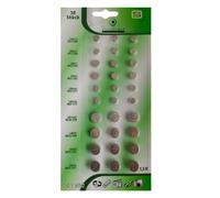 Visiodirect piles bouton alcalines - lot de 30
