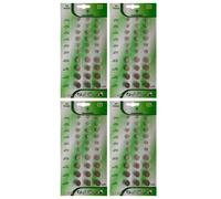 Visiodirect Piles bouton alkalines 1,5 V - Lot de 120