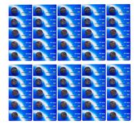 Lot de 50 Piles bouton plates lithium type CR1632 3V compatibles BR1632/CR-1632/DL1632/DL 1632/DL-1632 - Visiodirect -