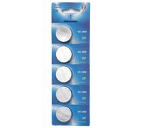 Visiodirect Piles bouton CR2450 lithium 3V - Lot de 5