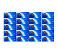 Visiodirect piles bouton lithium CR1632 - Lot de 20