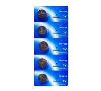 Visiodirect piles bouton lithium CR1632 - Lot de 5