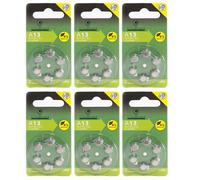 Visiodirect piles bouton zinc-air A13 - Lot de 36