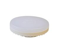 Vision-EL 77930 Ampoule LED 2700°K, Aluminium/PC, GX53, 6 W, Dépoli, (H x L)-Ø74 x 24 mm