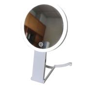 Visionneuse de maquillage lumineuse à commande tactile, support pliable | Visualisation double face pour le toilettage de table avec support pliable et port de charge de type C pour un usage