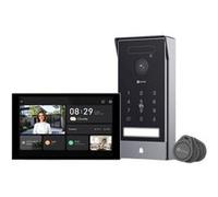 Visiophone connecté Ezviz HP7 PRO 4K Noir et Gris + 3 badges RFID Noir