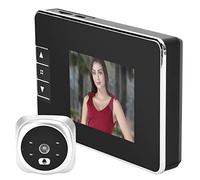 Visiophone Connecté Interphone Vidéo, 1,3 MP Judas Numérique, Caméra avec 3 Pouces LCD Moniteur, Judas de Porte Camera Surveillance, Vision Nocturne pour Maison/Appartement…