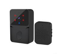 Visiophone Extérieur avec Changement de pour voix Sécurité Visiophone(black)