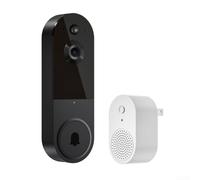 Visiophone Fil Audio Bidirectionnel Maison Visiophone Fil Audio(Black) | Boîtier en PC pour robuste, étanche IP65, , résistant intempéries, installation extérieur durable