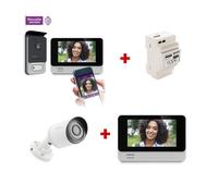 Visiophone filaire 1 caméra et 2 écrans - Philips Connect 2 Premium
