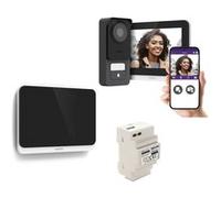 Visiophone filaire et connecté 3K Philips WelcomeEye Connect 3 avec écran supplémentaire et transformateur