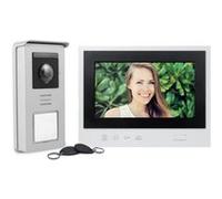 THOMSON Smart Bracket 2, Visiophone Filaire, Interphone Vidéo 2 Fils, Écran Tactile 7 Pouces, Accès RFID avec 5 Badges, Vision Nocturne Couleur, Double Commande Portail et Gâche, Noir
