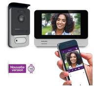 Visiophone - PHILIPS - WelcomeEye Connect 2 - Filaire - Connecté - 7 pouces - Angle 130°- Vision nocturne