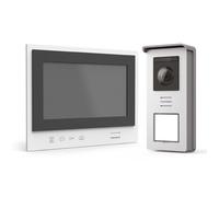 THOMSON Air, Visiophone sans Fil HD avec Écran 7’’, Portée 350m, SD 8 Go Incluse, Vision Nocturne IR, Double Commande Portillon/Portail, Platine étanche, Conception Française, 3 Ans de Garantie