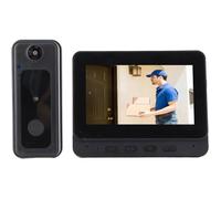 Visiophone sans Fil - HOME FIT TRAINING - 1080P - Vision Nocturne - Microphone Bidirectionnel - Grand Angle 170°