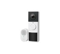 TP-Link Caméra de sonnette vidéo Tapo - Wi‑Fi 2,4 GHz (802.11b/g/n) IP65, noir/blanc, avec câble