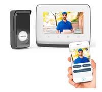 SOMFY 1871229 - Visiophone V350 Connect, Interphone connecté - Ecran 7"" - Vision nocturne - Gestion des visites par smartphone -