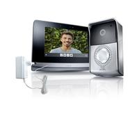 Somfy Kit portier vidéo V500 – Écran tactile 7 pouces, Pilote 5 RTS – Noir/Gris métallisé