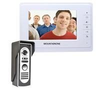 Visiophone vidéo porte interphone 7'' - Kit 1 caméra 1 moniteur - Vision nocturne