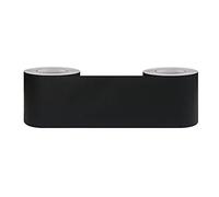 VisitRyl Bordure de papier peint Frise Murale Adhesive Bordure Papier Peint Frise Autocollante pour Cuisine, Salle de Bains, Plafond, Salon, Chambre Décoration Murale noir mat 5cm X 500cm