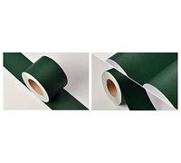 VisitRyl Bordure De Papier Peint Frise Murale Adhesive Bordure Papier Peint Frise Autocollante Pour Cuisine, Salle De Bains, Plafond, Salon, Chambre DéCoration Murale Vert Foncé 10cm X 500cm