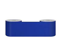 VisitRyl Bordure de papier peint Frise Murale Adhesive Frise Autocollante pour Cuisine, Salle de Bains, Plafond, Salon, plinthe, Chambre Décoration Murale bleu foncé givré 10cm X 500cm