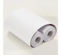 VisitRyl Frise Murale Autocollante Givré blanc 30cm X 500cm Adhésive Réutilisable pour Décoration Intérieure Facile à Poser