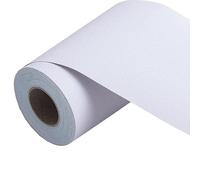VisitRyl Frises Autocollantes DéCoratives Bordure De Papier Peint Frise Murale Adhesive Pour Cuisine, Salle De Bains,Chambre DéCoration Murale Blanc Pur 5cm X 1000cm
