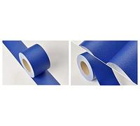 VisitRyl Frises Autocollantes DéCoratives Bordure De Papier Peint Frise Murale Adhesive Pour Cuisine, Salle De Bains,Chambre DéCoration Murale Bleu Foncé Givré 8cm X 500cm