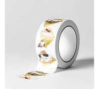 VisitRyl Frises autocollantes décoratives Bordure de papier peint Frise Murale Adhesive pour Cuisine, Salle de Bains,Chambre Décoration Murale Nourriture pour chats 10cm X 500cm