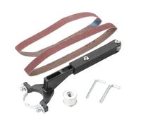 VISLONE Lime à bande,Ponceuse à bande pneumatique kit de conversion de meuleuse d'angle,Lime Électrique pour le travail du bois pour meuleuse d'angle 100/125