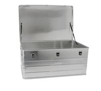 Viso Caisse aluminium avec coins en aluminium capacité 157L - Superposable