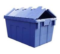 Viso DSW5536 Bac navette polypropylène gerbable/emboitable 50 L Bleu Bleu G