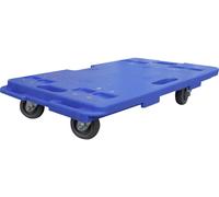 VISO RP 601 Chariot de transport plastique Charge max: 150 kg 600 mm x 400 mm x 125 mm Nombre de roulettes pivotantes 2