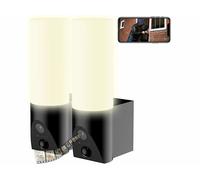 VisorTech 2 caméras connectées 2K et appliques murales LED IPC-430.led avec capteur PIR