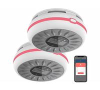VisorTech 2 détecteurs de fumée et monoxyde de carbone connectés 85 dB RWM-210.duo