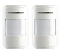 VisorTech 2 détecteurs de mouvement PIR sans fil pour système d'alarme XMD
