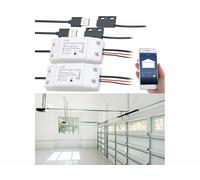 VisorTech 2 récepteurs connectés pour porte de garage compatibles Siri et Google Assistant