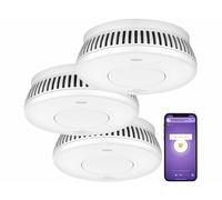 VisorTech 3 détecteurs de fumée connectés RWM-220.app avec pile longue durée