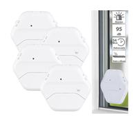 VisorTech 4 détecteurs de bris de vitre ultraplats, 95 dB
