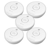 VisorTech 5 détecteurs de fumée sans fil interconnectables RWM-470