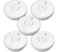 VisorTech 5 détecteurs de fumée sans fil interconnectables RWM-470